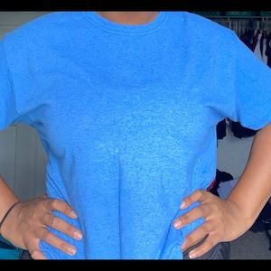 Plain Blue T-shirt